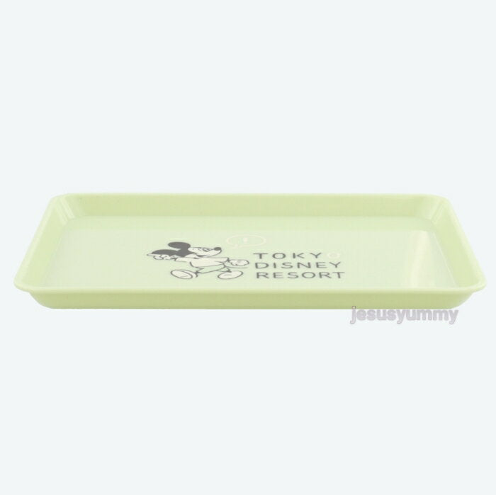 [SALE] Mickey Desk Tray Tray Tray Small Accessories Holder Green Mickey Mouse Tokyo Disney Resort Limited Souvenir Remote Work Item [DISNEY] [Catpos compatible