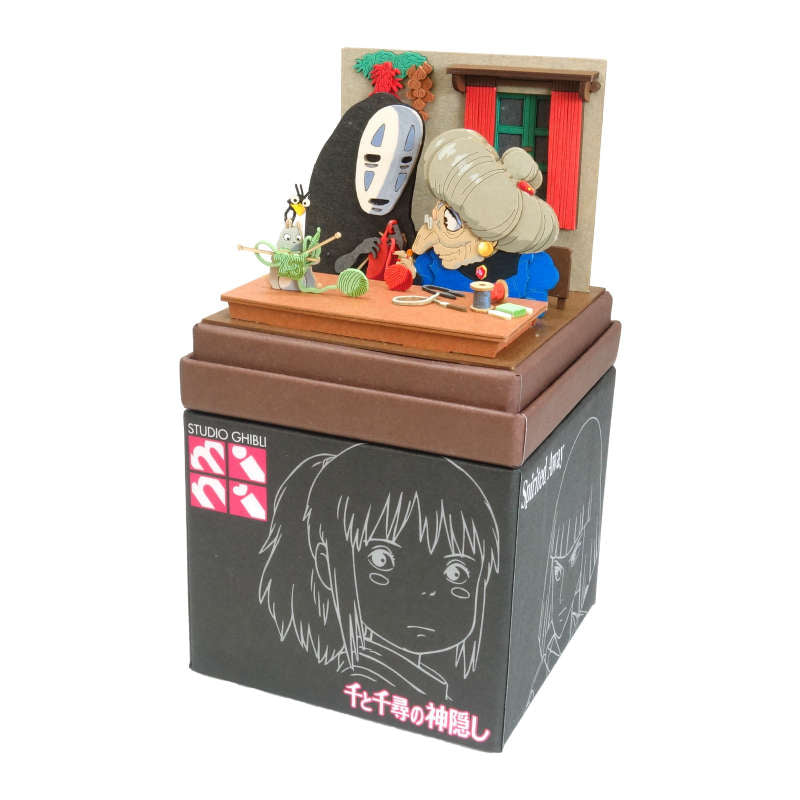 Studio Ghibli mini Spirited Away [Knitting with Zeniba] ◆Minichiaru kit Home time Crafts Miniature Interior