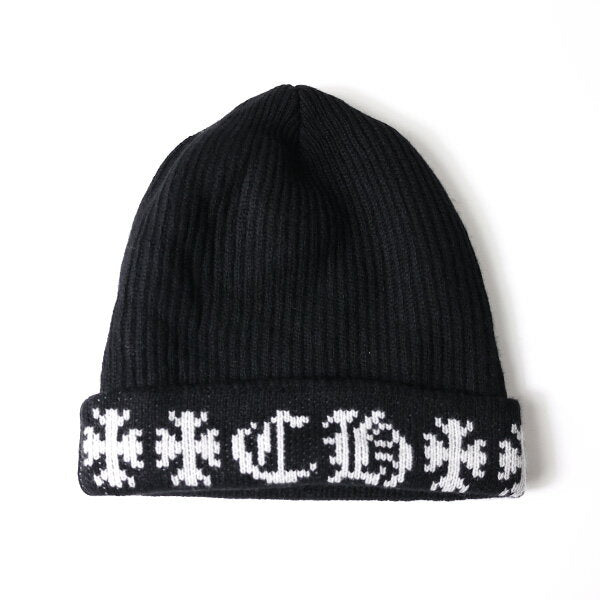 [5% OFF coupon available for followers only] CHROME HEARTS BIG DADDY CASHMERE BEANIE Knitted hat Beanie Big Daddy Cashmere Knitted cap Hat Men's Women's Unisex 320038