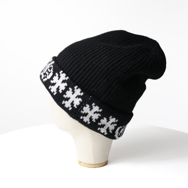 [5% OFF coupon available for followers only] CHROME HEARTS BIG DADDY CASHMERE BEANIE Knitted hat Beanie Big Daddy Cashmere Knitted cap Hat Men's Women's Unisex 320038