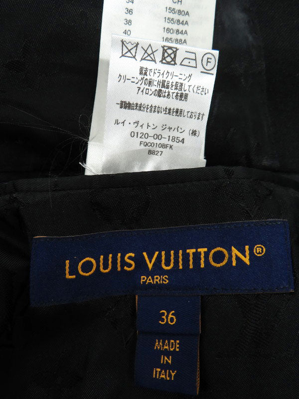 [LOUIS VUITTON] Louis Vuitton "1AC0CW Jewel Button Tuxedo Coat Size 36" RW241WW BFK FQCO10 Women's 1 week warranty [Used]