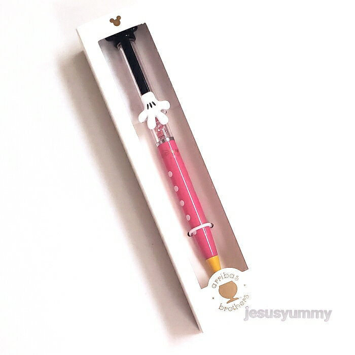 Ballpoint pen Minnie Pink x Clear Crystal Cinderella Castle Glasswork Tokyo Disney Resort Limited Souvenir [DISNEY] [Catpos compatible]