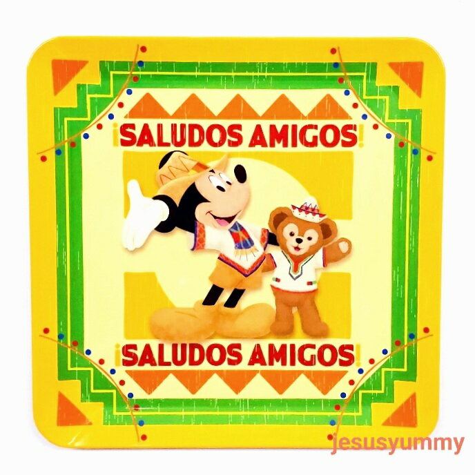 Duffy & Mickey Souvenir Tray Tray Obon Saludos Amigos 2022 Tokyo DisneySea Limited Disney Resort Souvenir [DISNEY]