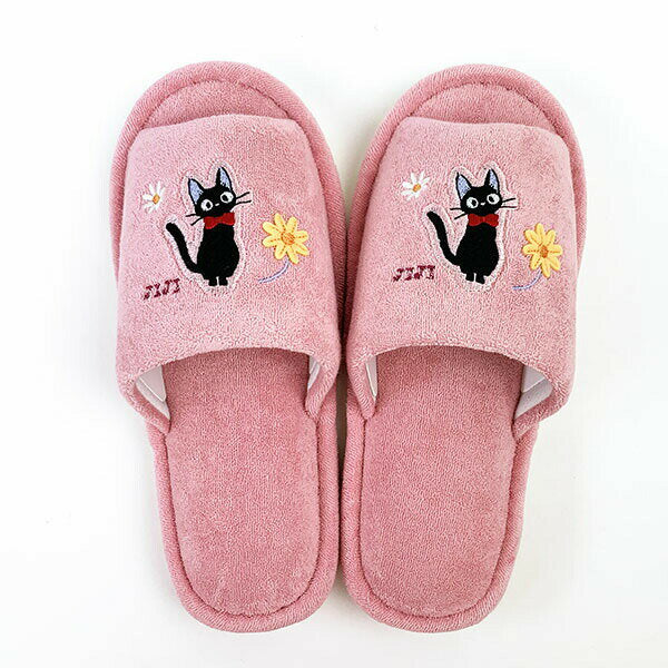 Studio Ghibli Kiki's Delivery Service Slippers PK Flower Walking Jiji Room Shoes Wear