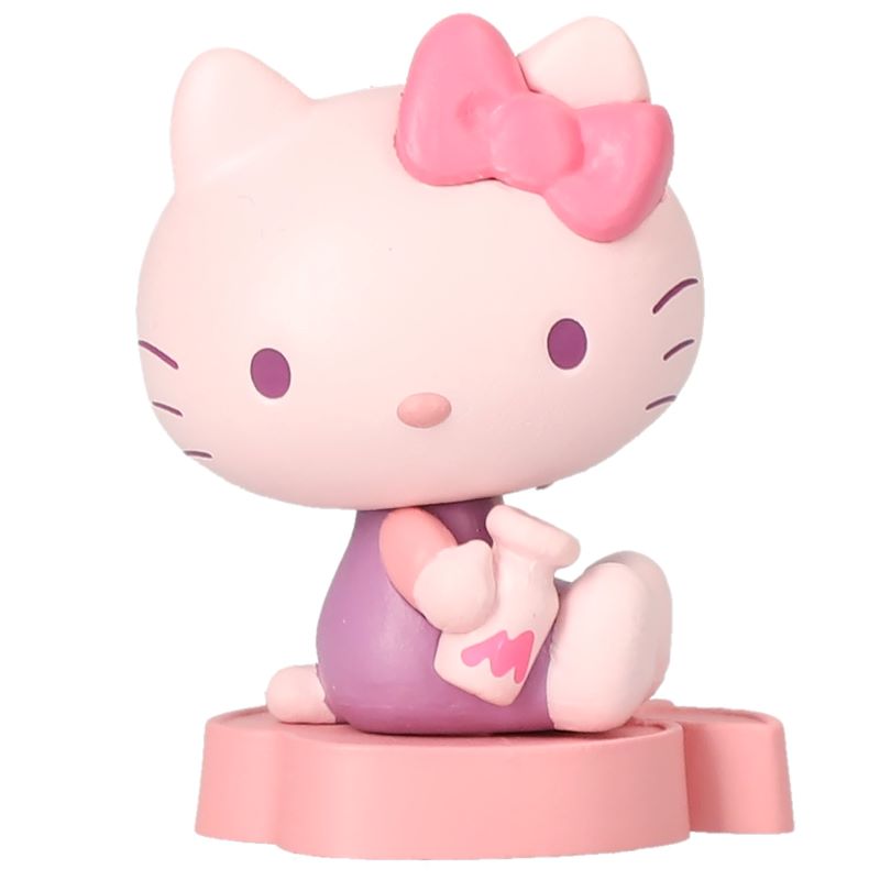 Shaky! Sanrio Characters Bubble Head Doll BOX Collection Part 1 Berry Berry Parfait Color Ver. Set of 6 types [Mail order (non-standard mail) compatible] [Shaky] [Hello Kitty] [�