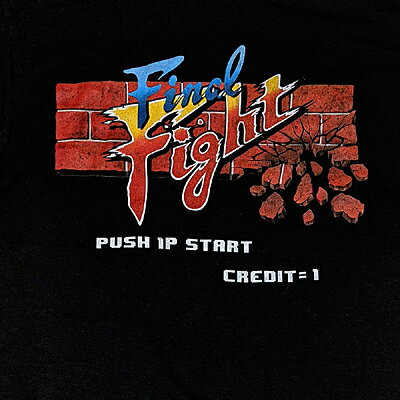 Camiseta con el logotipo de CAPCOM Final Fight