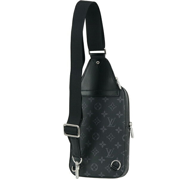 [New] Louis Vuitton Body Bag Avenue Sling Bag PM Monogram Eclipse Leather Black Grey Louis Vuitton Shoulder Bag LOUIS VUITTON Louis Vuitton Pochet