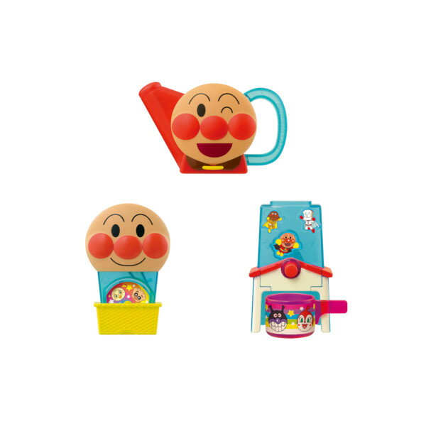 Go for it! Anpanman's exciting water play! All 3 types of Anpanman (2024 edition) Bandai Candy Toy Candy Toy