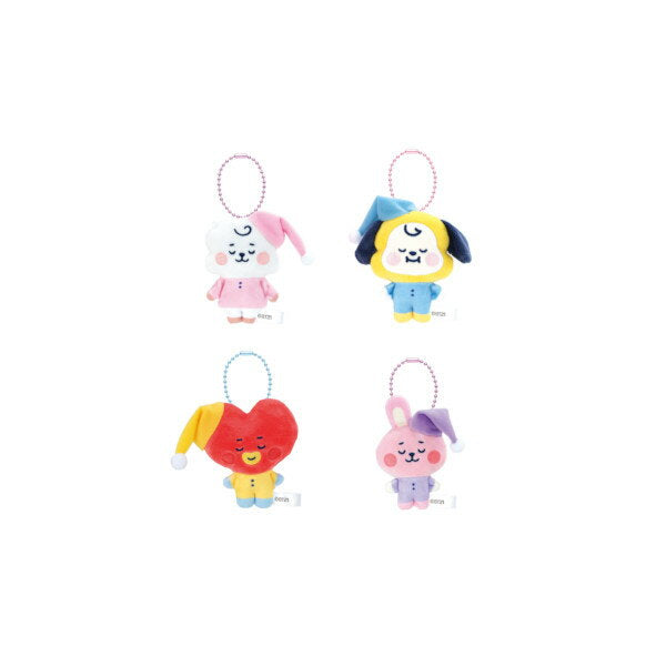 BT21Fuwa Fuwa Mascot★4 types from Part 3 (RJ/CHIMMY/TATA/COOKY) Bandai Candy Toy Candy Toy