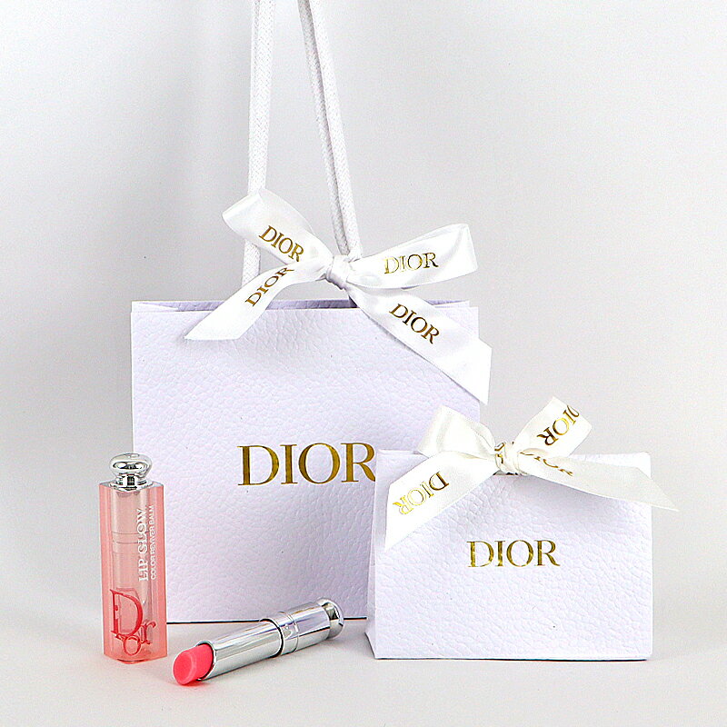 [Next day delivery, 2pm, and shipping on weekends] Dior [Gift set] Dior Addict Lip Glow #001 [DIOR original wrapping + shop bag included]