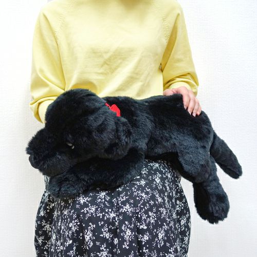 <Authentic Yoshitoku stuffed animal> DOG LOVERS Labrador Retriever Black M 180416 [Free Shipping] (Dog, Dog, Dog, Dog, Toy, Toy, Plush) (Rakuten Ranking Approved