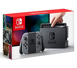 [Free Shipping] [Used] Nintendo Switch Switch [Joy-Con (L) / (R) Gray] (box and manual included)