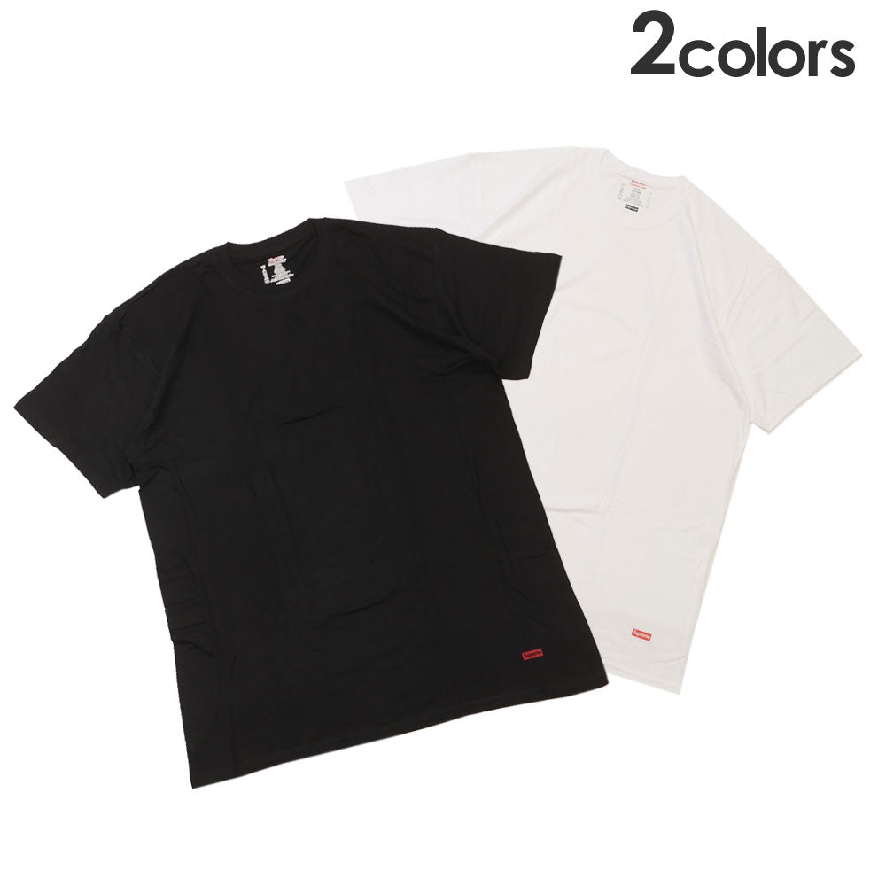 [Awarded for the 8th Monthly Excellent Shop in December 2024] New Supreme x Hanes Tagless Tee T-shirt Single item Sold individually for men and women New street skate skater ETI003