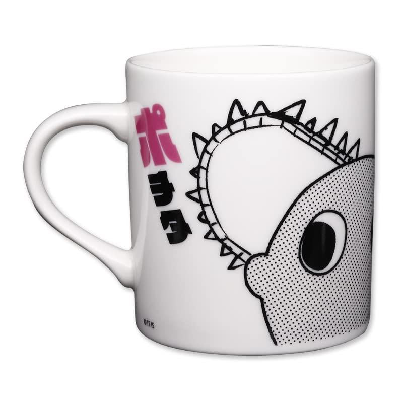 Taza Hombre Motosierra Katakana "Po" Jump Shop Taza Katakana Goods Pochita