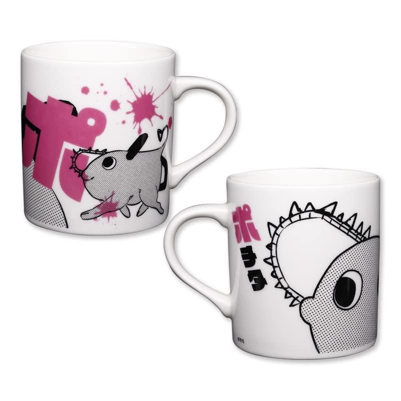 Taza Hombre Motosierra Katakana "Po" Jump Shop Taza Katakana Goods Pochita