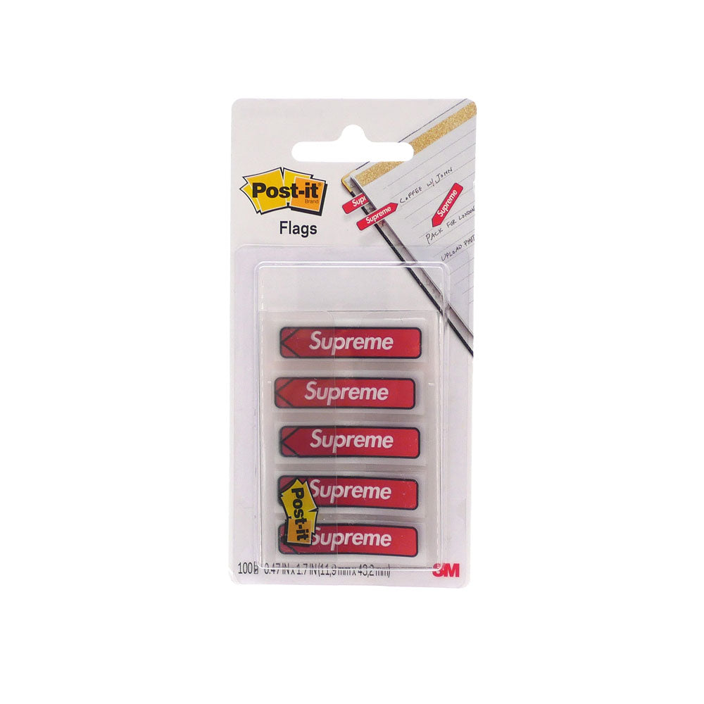 [Limited quantity special price] New Supreme SUPREME Post-it Flags Post-it Sticky Notes RED Red Men's Women's Goods