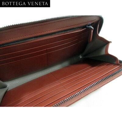 BOTTEGA VENETA Men's Long Wallet Wallet Unisex Intreccia Round Zipper Wallet Brown 311263 V4651 6329 15S (R95040) [Free Shipping] [smtb-TK]