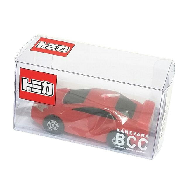 Tomica Candle Sports Car Red Birthday Birthday Christmas Minicar Tomica Plarail Original Cake Event Collection Kameyama Candle House Mail Delivery