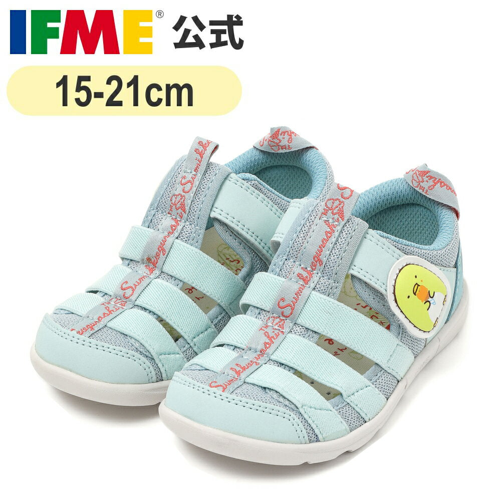 Officially exclusive release! IFME Sandals Sumikko Gurashi x IFME Directly Operated Only Collaboration Water Shoes (Pengin?) GREEN 15cm-21cm Kids Kindergarten Nursery Elementary School Children's Shoes Water Playing Amphibious 20-4354-1