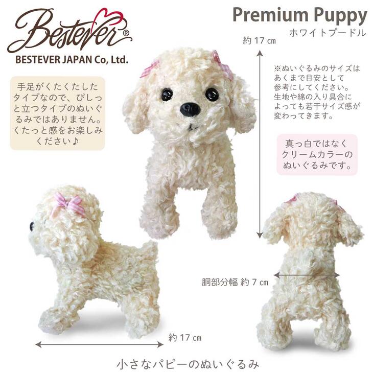 Plush Toy Poodle Cream White Dog Plush Real Premium Puppy Dog Puppy Dog Puppy Dog Breed Miscellaneous Goods Soft Cute Present Gift Birthday 53002 Same Day Shipping