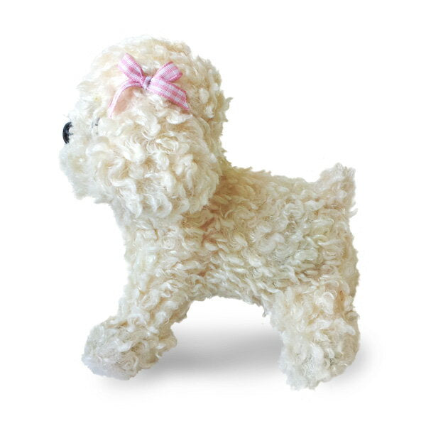 Plush Toy Poodle Cream White Dog Plush Real Premium Puppy Dog Puppy Dog Puppy Dog Breed Miscellaneous Goods Soft Cute Present Gift Birthday 53002 Same Day Shipping