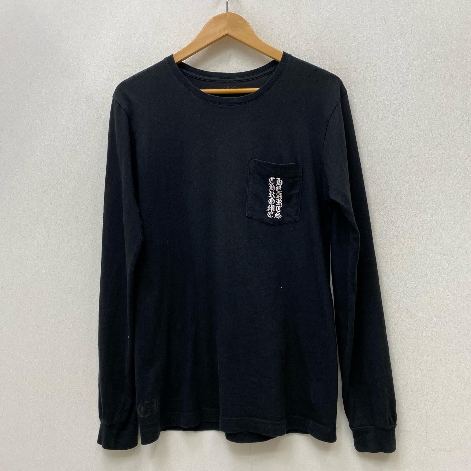 [Used] CHROME HEARTS | Chrome Hearts SCROLL:CH CROSS TEE LS Long Sleeve T-shirt 2212-304-0222 Black Size: M [Kakogawa Store]