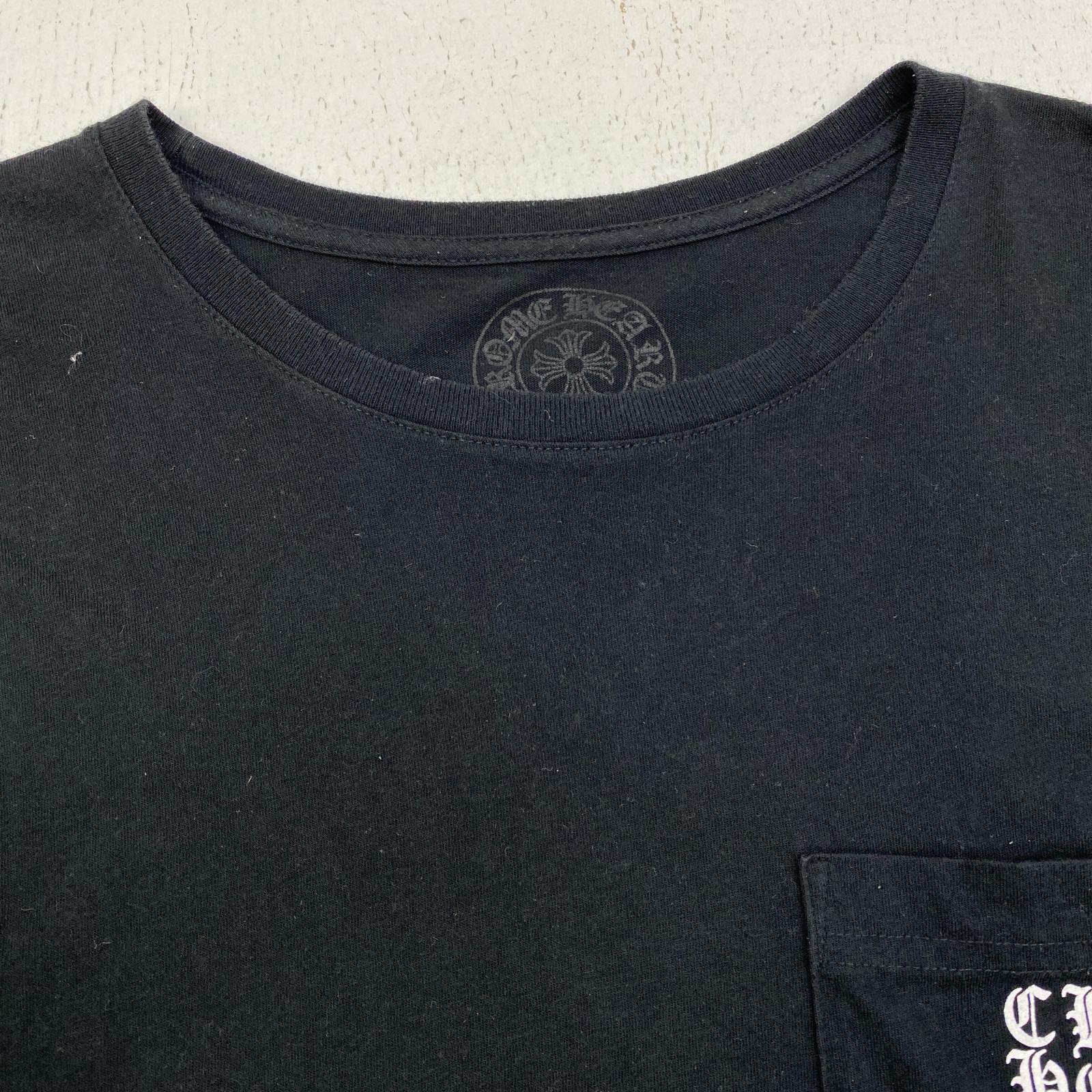 [Used] CHROME HEARTS | Chrome Hearts SCROLL:CH CROSS TEE LS Long Sleeve T-shirt 2212-304-0222 Black Size: M [Kakogawa Store]