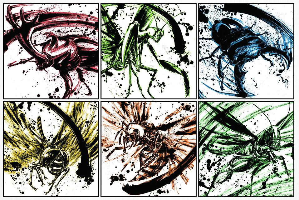 Ichiban Kuji Insect LIFE with INSECT F Prize Towel Set of 6 Species Sumi-Eiji Artist Sumi-Eiji Design Collaboration on Sumi-Eiji ■ Released on July 30, 2020 ■ Insect Life