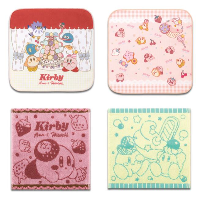 Ichiban Kuji Kirby of the Stars A sweet moment. G Prize: Amai Hittoki Towel Set of 4 Hand Towel