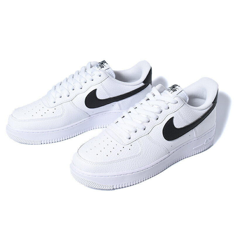 [Shopping Marathon Limited Coupons Available!!] NIKE AIR FORCE 1 '07 "WHITE MONO" Nike Air Force Sneakers (White Black Men's CT2302-100)