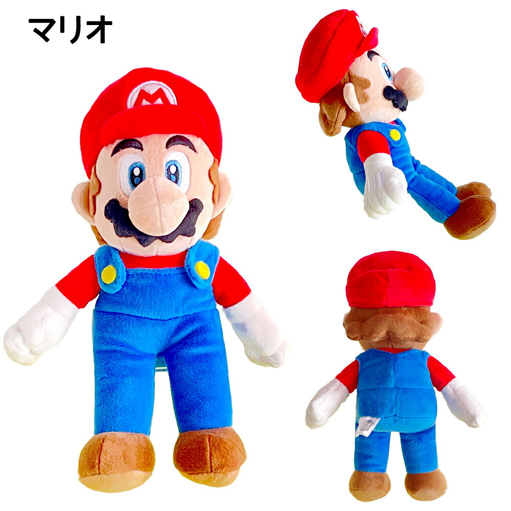 Plush Super Mario Mario Luigi Yoshi Kinopio Fire Mario All Star Collection Nintendo Popular Game Character Boy Girl Elementary School Kindergarten Nursery Birthday