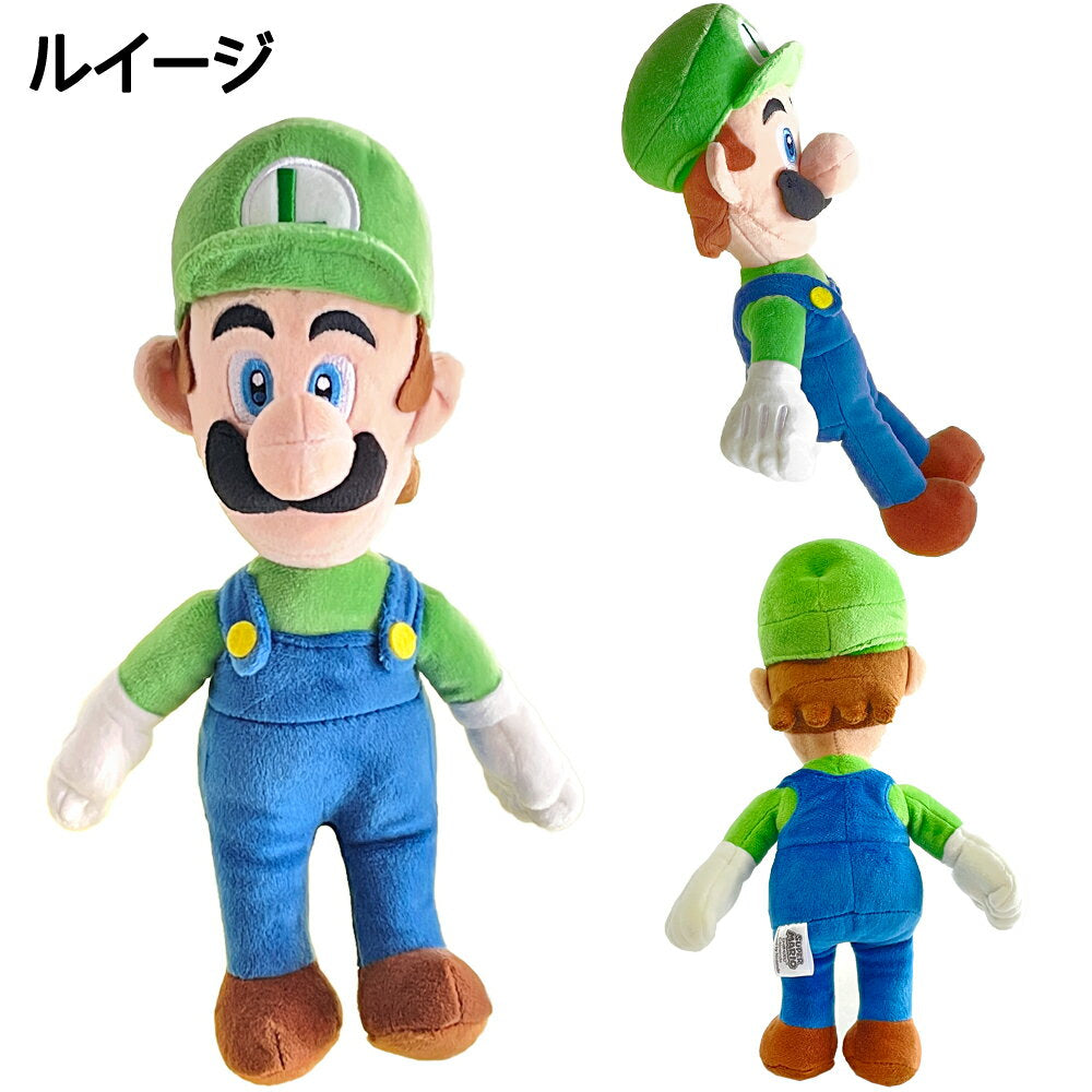 Plush Super Mario Mario Luigi Yoshi Kinopio Fire Mario All Star Collection Nintendo Popular Game Character Boy Girl Elementary School Kindergarten Nursery Birthday