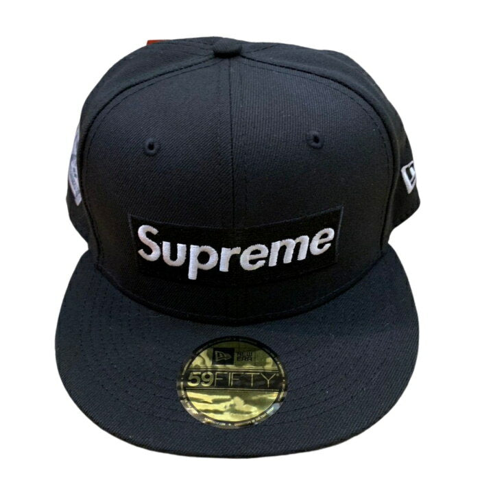 Gorra Supreme 2022FW / Supreme Money Box Logo New Era / Money Box Logo New Era Gorra negra / negra 2022AW Artículo nuevo y usado genuino [Usado]