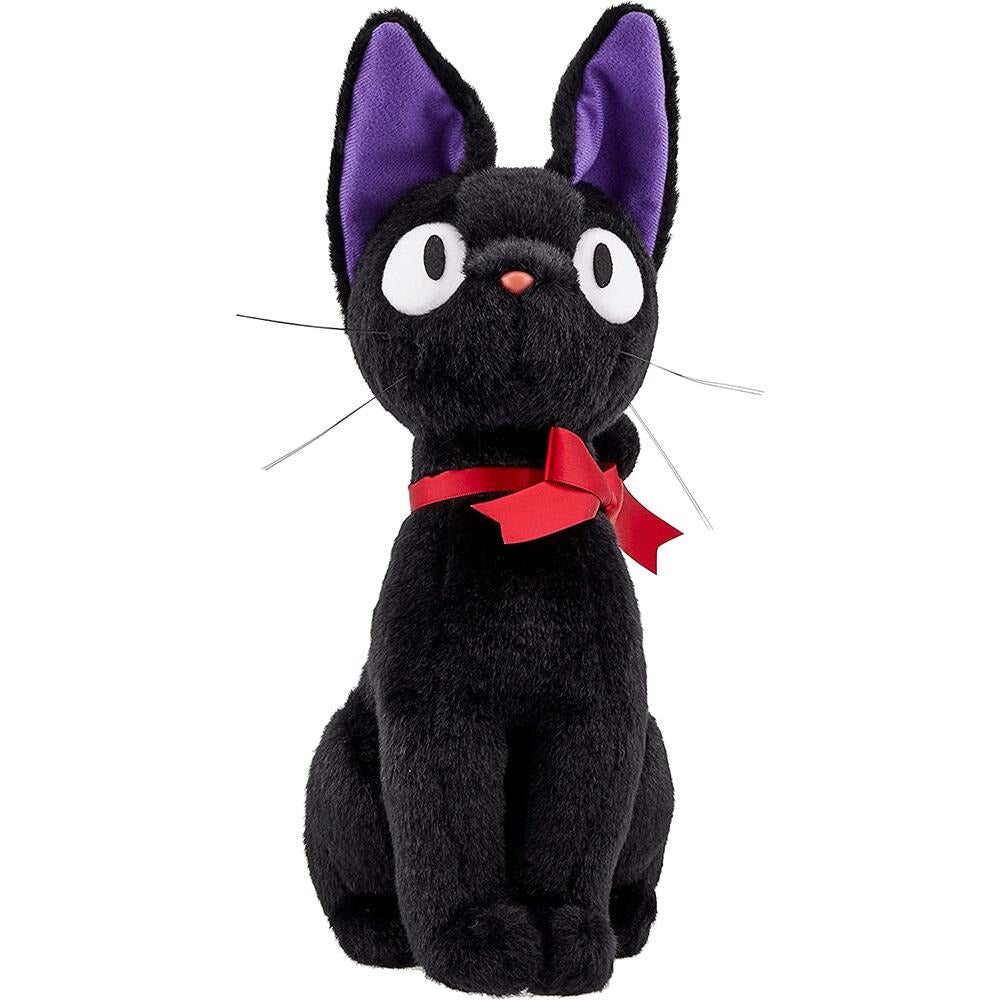 Kiki's Delivery Service Black Cat Gigi M Plush Toy (33cm) K-9346 Nygurumi/Sitting/Studio Ghibli/Sun Arrow/Gift as a gift! /Gifts/Presents/Miscellaneous goods/Goods/Toys/Fluffy/Fluffy