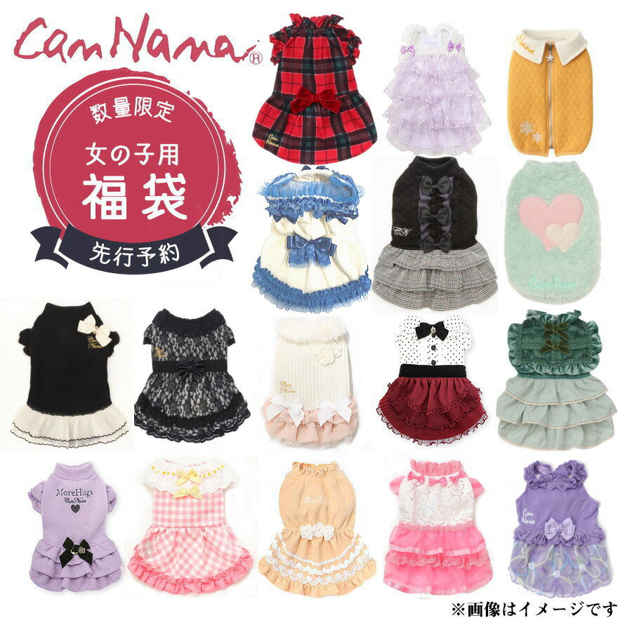 [Free Shipping] Limited quantity Cannana Wear 4-piece Lucky Bag for Girls Dog Wear 2 Spring/Summer 2 Autumn/Winter 2 SS-L Size Dog Clothing Set Sale 2025 Calendar included