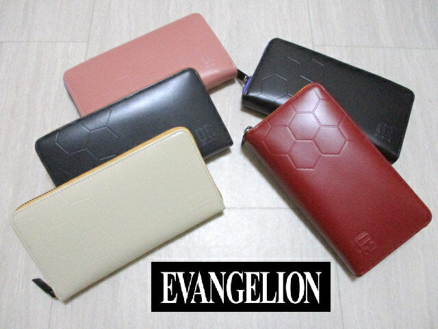 Wallet Evangelion Men's Women's Long Wallet Round Brand Genuine Leather Cowhide Official Genuine Product Unit 1 Unit 0 Unit 2 Mark.06 Unit 8 89,000 Bonus included