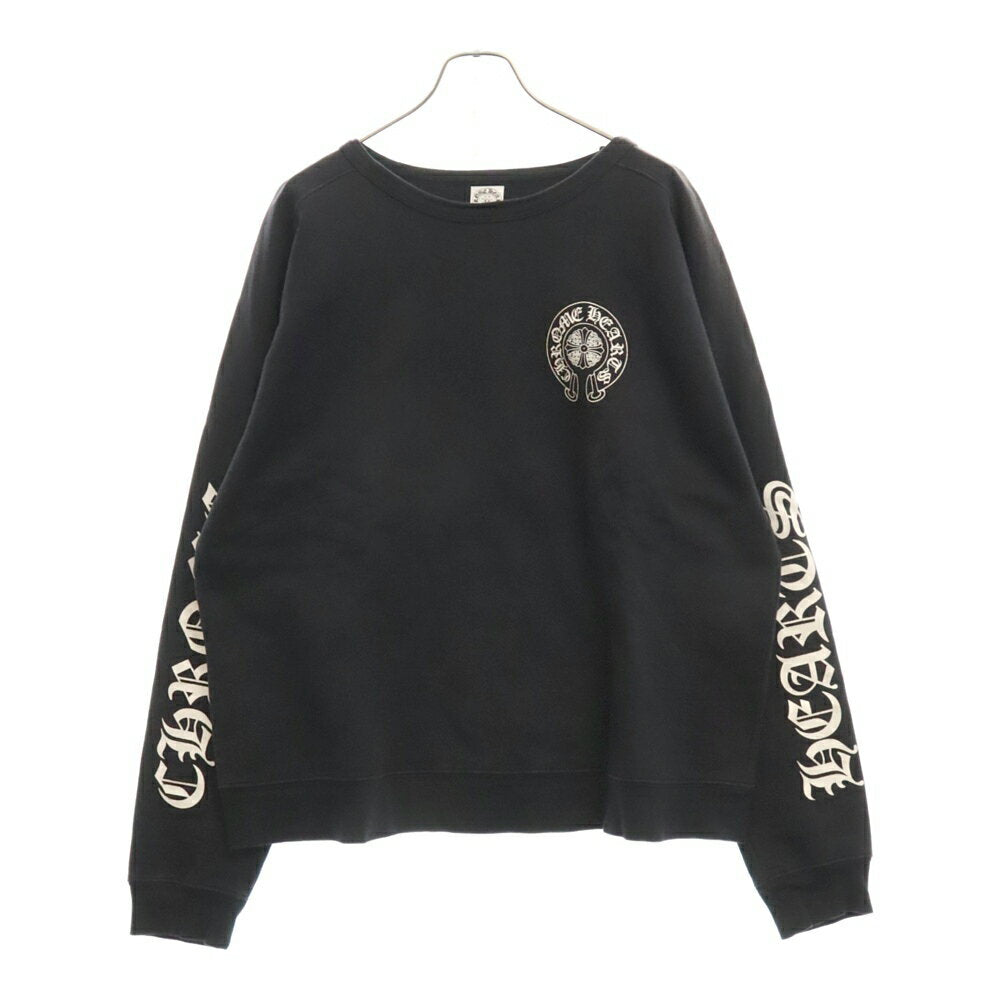 CHROME HEARTS Size: L OLD LOGO SWTSHR Old Model Horseshoe Logo Sweatshirt Black [Used] [Condition B] [Color Black] [Store AWESOME Harajuku Store]