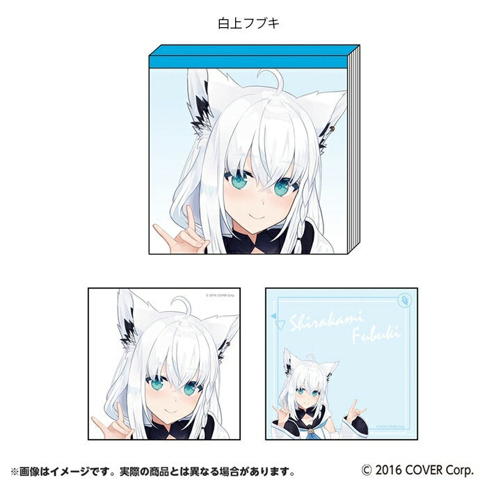 [Pre-order product for March] Hololive Square Memo Hokage Marine Shirakami Fubuki Shirogin Noel Kazema Iroha Notepad Stationery Stationery Goods Collection Birthday Gift Elementary school student