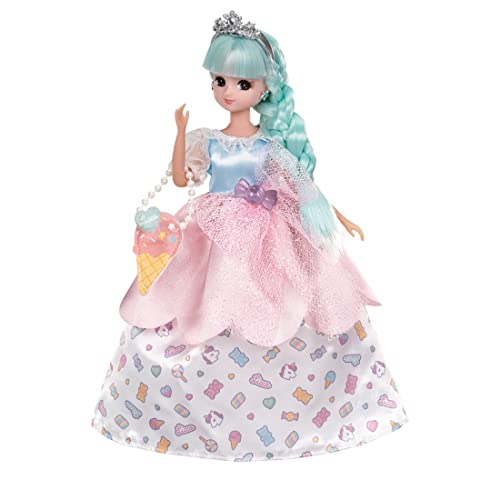 Takara Tomy Licca-chan Gelato Dress Set Candy Unicorn Dress Up Play Toys Mayores de 3 años