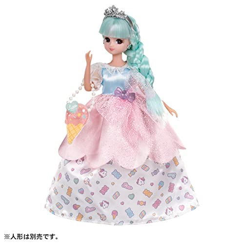 Takara Tomy Licca-chan Gelato Dress Set Candy Unicorn Dress Up Play Toys Mayores de 3 años