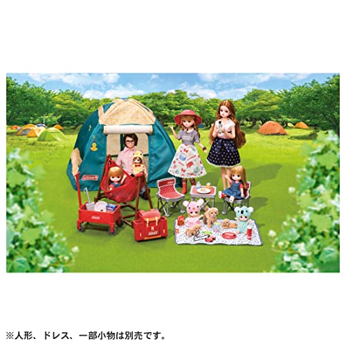 Takara Tomy Licca-chan LF-09 Camping Chair & Table Set (Coleman Collaboration) Dress-up Play Toy