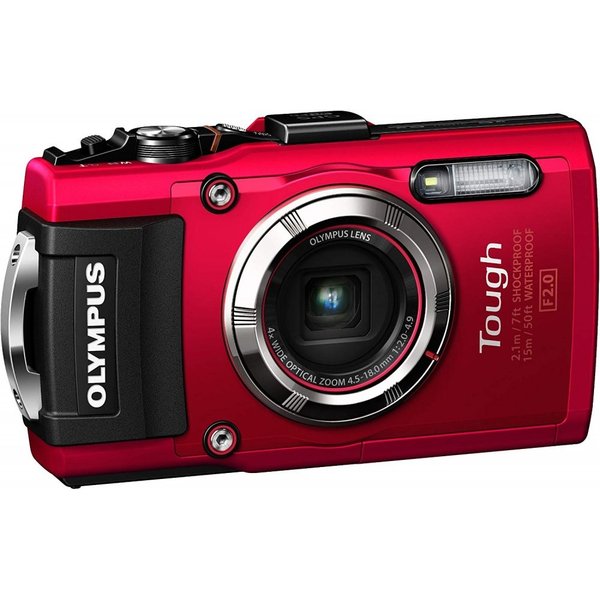 [Used] Olympus OLYMPUS STYLUS TG-3 Tough Red SD card included