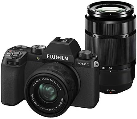 [Used] FUJIFILM Mirrorless Digital Camera X-S10 W Zoom Lens Kit F X-S10LK-1545/50230 Black