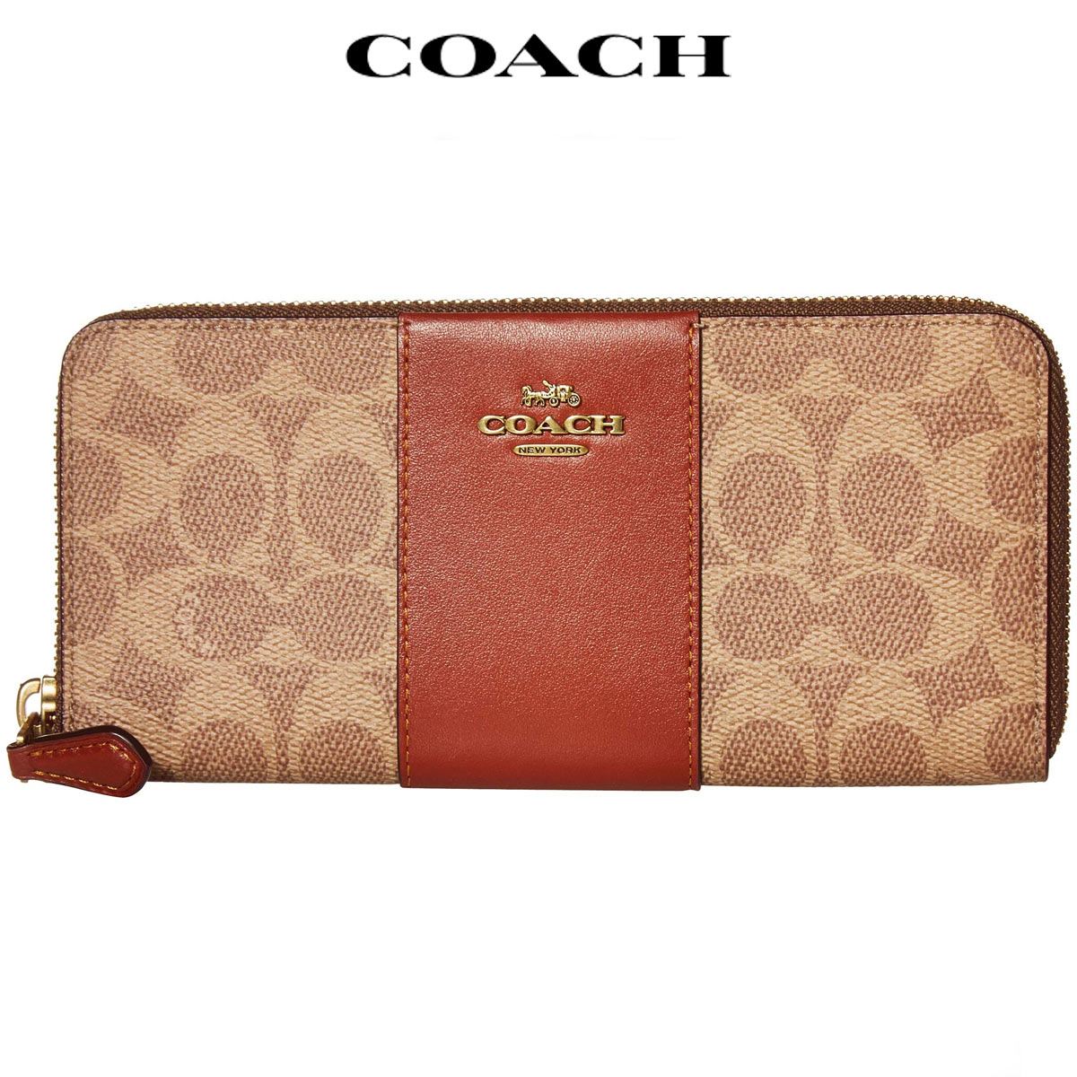 Coach Wallet Long Wallet Outlet Signature Women Coach