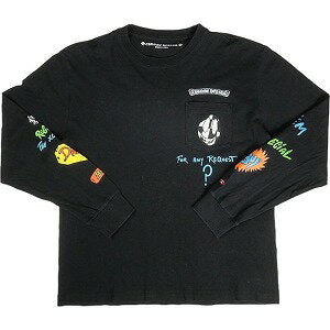 CHROME HEARTS MATTY BOY PPO SEX RECORDS LINK LS T-SHIRT BLACK Long T Black Size [L] [Used - Good] 20798047