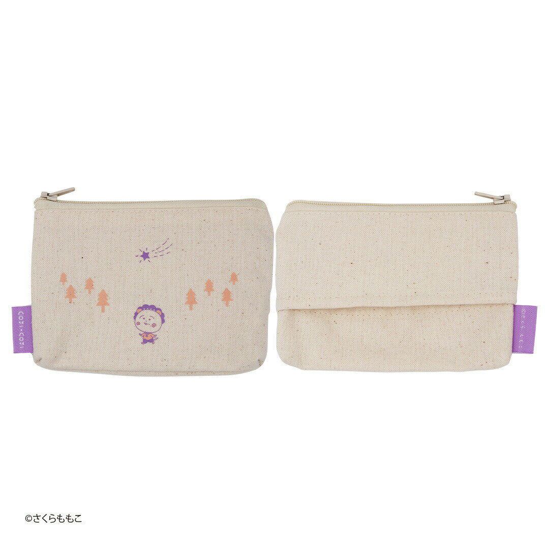 Bolsa Kojikoji con bolsillo para pañuelos (Kojikoji y Mori) Porta objetos pequeños Sakura Momoko