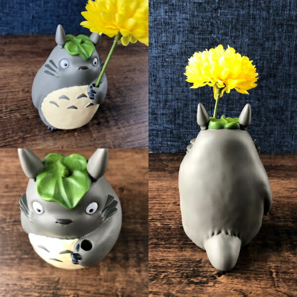 Ghibli My Neighbor Totoro Goods Artificial Flowers Only Vases Totoro Flower Umbrella (2023) Studio Ghibli Gift Totoro Gardening Garden Flower Character