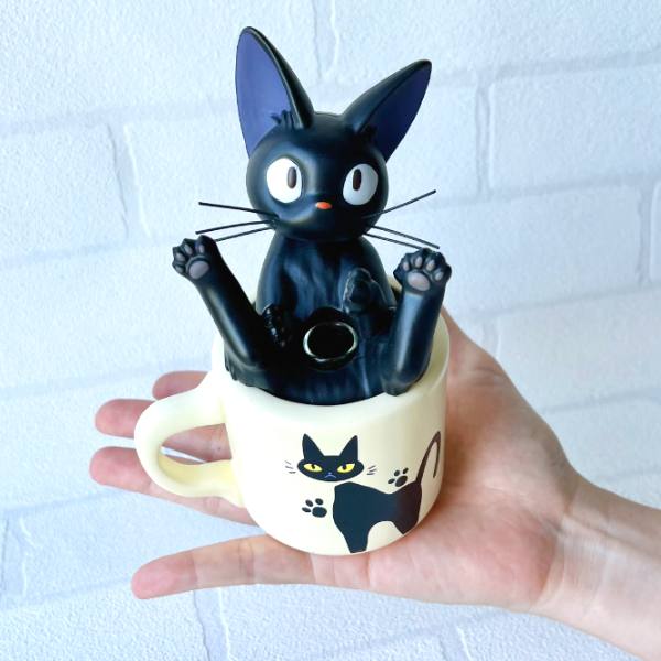 Ghibli Goods Kiki's Delivery Service Single Flower Vase Mischievous Jiji's Flower Play (2024) Studio Ghibli Gift Jiji Jiji Cat Cat Character Cute Stylish Interior Plant Flower Flower