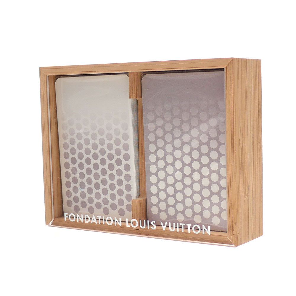 Producto genuino y garantizado nuevo París edición limitada Louis Vuitton Museum Fondation Louis Vuitton FONDATION LOUIS VUITTON SET DE 2 JUEGOS DE CARTAS FLV Naipes 2 Juegos Naipes MULTI Multi Hombre Mujer