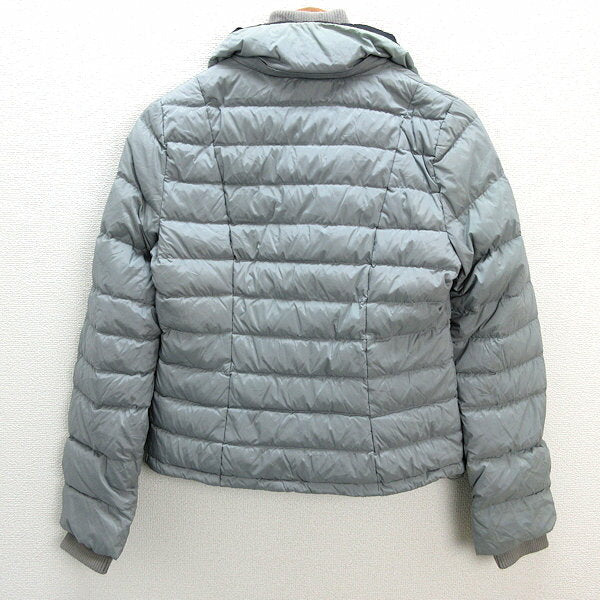 U■Uniqlo/t・DOWN BY THEORY UNIQLO Layered Down Jacket■Grey【Women's S】LADIES/3【Used】